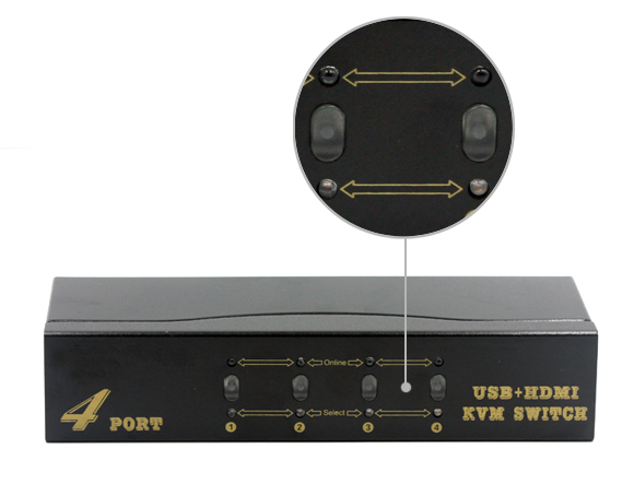 4端口桌面型HDMI KVM切换器(图6)
