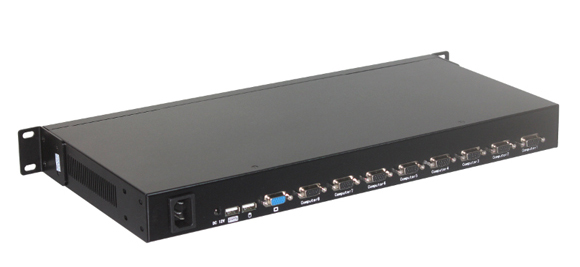 8端口机架VGA KVM 切换器，USB & PS2，1920*1440(图1)