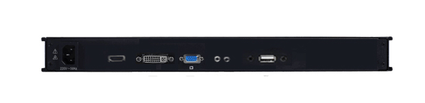 17.3寸单端口机架型高清LCD KVM控制台，VGA/DVI/HDMI(图3)